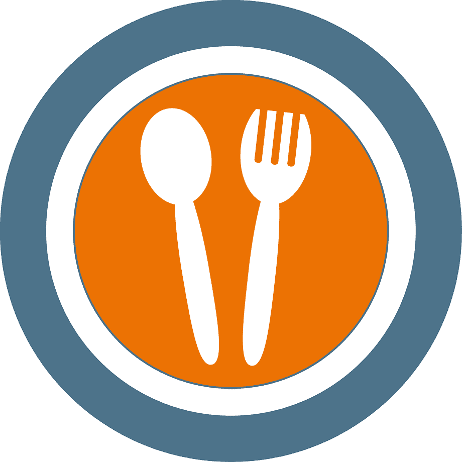 png transparent fork food action for boston community development fork food orange logo